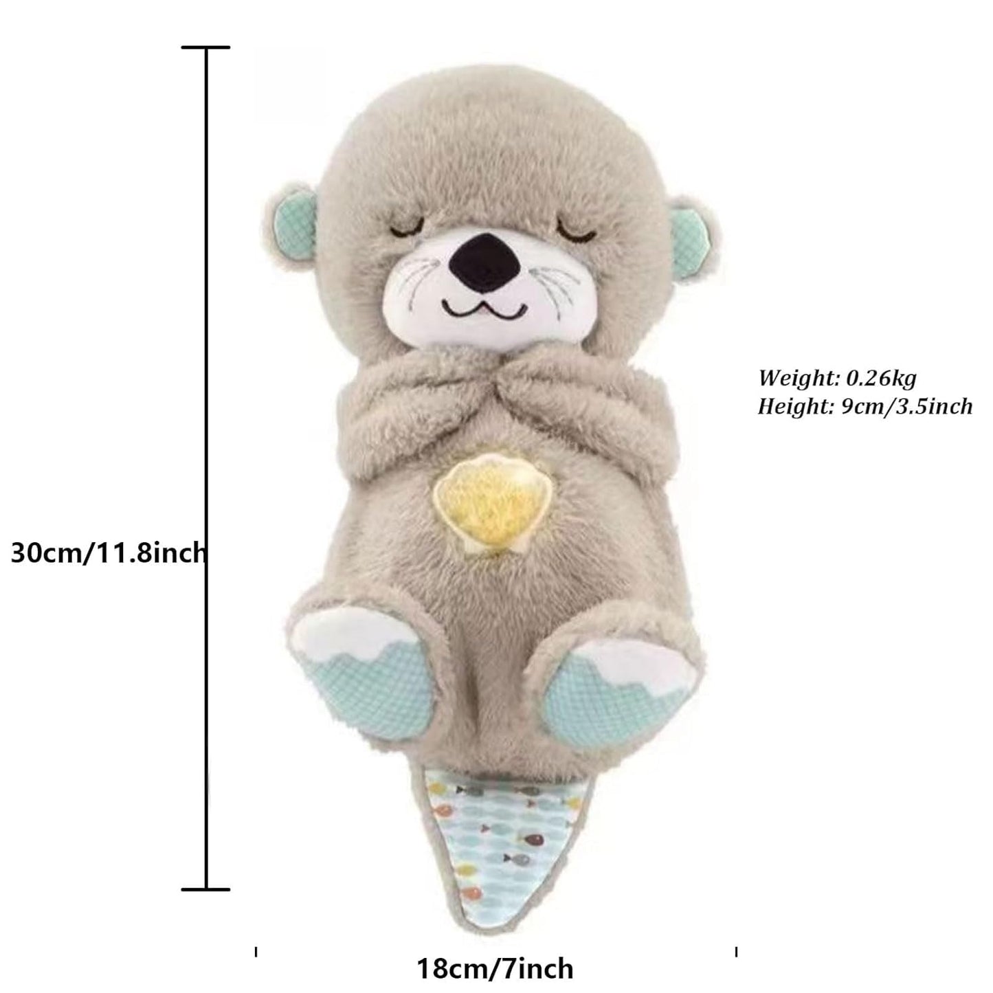 CuddleOtter™ | koselig sovende oter
